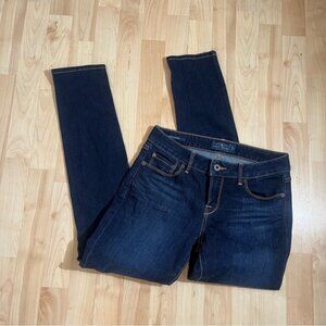 Lucky Brand Womens Dark Wash Lolita Skinny Mid Rise Denim Jeans Size 2/26